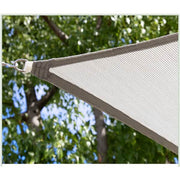 17 ft. x 12 ft. x 12 ft. 190 GSM Grey Right Triangle Sun Shade Sail Screen Canopy, Outdoor Patio and Pergola Cover