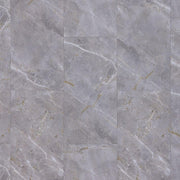 Grey Marble 3 MIL x 24 in. W x 12 in. L Peel and Stick Water Resistant Vinyl Tile Flooring 30 sq. ft.