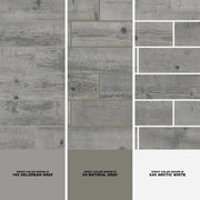 Timber Grey 6 in. x 24 in. Porcelain Floor and Wall Tile (14 sq. ft. / case)
