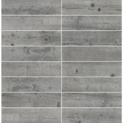 Timber Grey 6 in. x 24 in. Porcelain Floor and Wall Tile (14 sq. ft. / case)