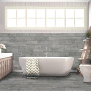 Timber Grey 6 in. x 24 in. Porcelain Floor and Wall Tile (14 sq. ft. / case)