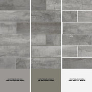 Wind River Grey 6 in. x 24 in. Porcelain Floor and Wall Tile (.93 sq. ft.)