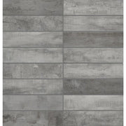Wind River Grey 6 in. x 24 in. Porcelain Floor and Wall Tile (.93 sq. ft.)