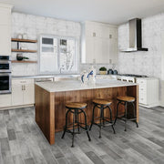 Wind River Grey 6 in. x 24 in. Porcelain Floor and Wall Tile (.93 sq. ft.)