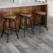 Wind River Grey 6 in. x 24 in. Porcelain Floor and Wall Tile (.93 sq. ft.)