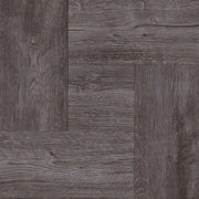 Grey Wood Parquet 3 MIL x 12 in W x 12 in L Peel and Stick Water Resistant Vinyl Tile Flooring 30 sq ft