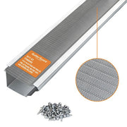 3 ft. L x 5.5 in. W Stainless Steel Micro-Mesh Gutter Guard (39 ft. Kit - Nominal)