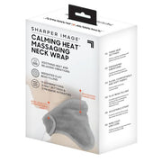 23 in. x 5 in. Massaging Heating Neck Wrap, Grey