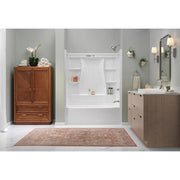 Classic 500 60 in. x 30 in. Alcove Deep Soaking Bathtub with Right Drain in High Gloss White