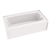 Classic 500 60 in. x 30 in. Alcove Deep Soaking Bathtub with Right Drain in High Gloss White