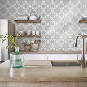 Universal Hillside Wheat 3 MIL x 12 in. W x 12 in. L Peel and Stick Water Resistant Vinyl Tile Flooring (30 sqft/case)