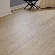 Holloway Hickory Blonde 12 mm T x 7.5 in. W Waterproof Laminate Wood Flooring (21.1 sqft/case)