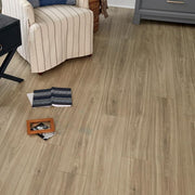 Holloway Hickory Blonde 12 mm T x 7.5 in. W Waterproof Laminate Wood Flooring (21.1 sqft/case)