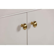 Collette 30 in. Single Sink Greige Bath Vanity with White Carrara Marble Top (Assembled)