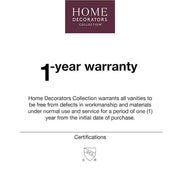 Doveton 48 in. Single Sink Freestanding Weathered Tan Bath Vanity with White Engineered Marble Top (Assembled)