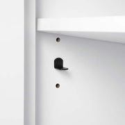 Hanna 30 in. Single Sink White Bath Vanity with White Engineered Stone Top (Assembled)