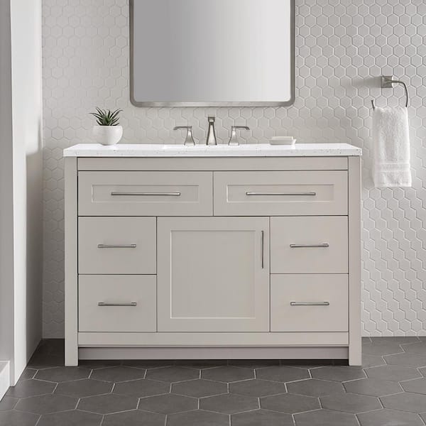 Home Decorators Collection Gray Freestanding Vanity