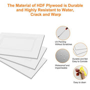 36 in. W x 21 in. D x 34.5 in. H in Shaker White Plywood Ready to Assemble Floor Vanity Sink Base Kitchen Cabinet