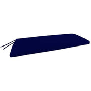 54 in. L x 18.5 in. W x 3 in. T Outdoor Bench Cushion in Midnight Navy