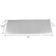 54 in. L x 18.5 in. W x 3 in. T Outdoor Bench Cushion in Midnight Navy