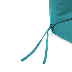 44 in. L x 21 in. W x 3.5 in. T Outdoor Chair Cushion in McHusk Lagoon