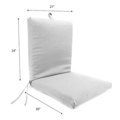 44 in. L x 21 in. W x 3.5 in. T Outdoor Chair Cushion in McHusk Lagoon
