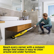 SC 3 Upright EasyFix Steam Cleaner Steam Mop for Hard Floors and Carpet with Rapid 30 Second Heat-Up