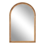 Hatherleig 24.00 in. W x 36.00 in. H Rustic Brown Arch Transitional Framed Decorative Wall Mirror