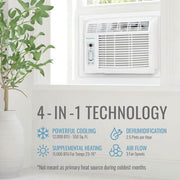 12,000/11,600 BTU 230-Volt Window/Wall Air Conditioner with 11,000 BTU Supplemental Heat Capability