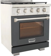Kucht 30" Freestanding Professional Gas Range Liquid Propane KFX3000X/LP-GY