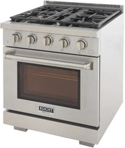 Kucht 30" Freestanding Professional Gas Range Liquid Propane KFX3000X/LP-S