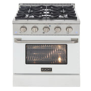 Kucht 30” Pro-Style Kitchen Dual Fuel Range - KDF302/LP-B