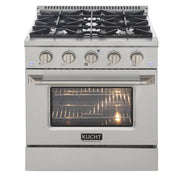 Kucht 30” Pro-Style Kitchen Dual Fuel Range - KDF302/LP-B