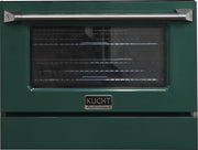 Kucht 36" Gas Range, Stainless Steel with Green Oven Door, KNG361-G