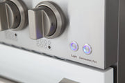 Kucht 48" Gas Range in Stainless Steel, White Oven Doors, KNG481-W