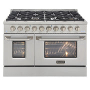 Kucht 48” Pro-Style Kitchen Dual Fuel Range - KDF482/LP-S