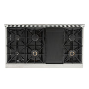 Kucht 48” Pro-Style Kitchen Dual Fuel Range - KDF482/LP-S