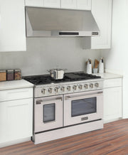 Kucht 48" Propane Range in Stainless Steel, Silver Doors, KNG481/LP-S