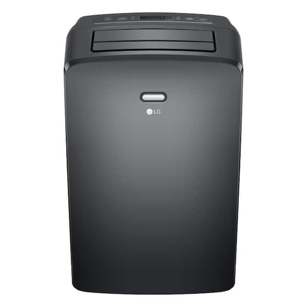 8,000 BTU (12,000 BTU ASHRAE) 115-Volt Portable Air Conditioner Cools 350 Sq. Ft. with Dehumidifier and Wi-Fi in Gray