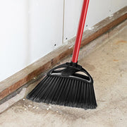 11 in. High Power Indoor/Outdoor Angle Broom with Steel Handle