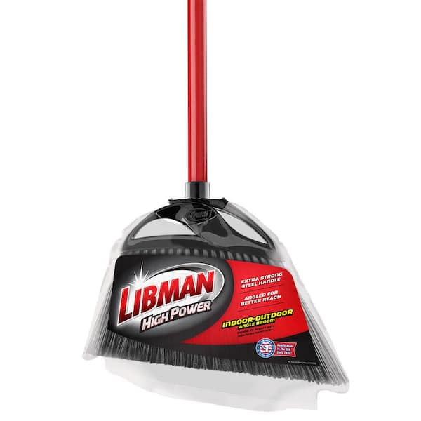 Libman High Power Broom with Dustpan - Thumbnail 3