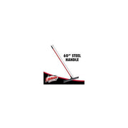 24 in. PVC High Power Multi-Surface Rubber Floor Squeegee with 60 in. Steel Handle