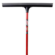 24 in. PVC High Power Multi-Surface Rubber Floor Squeegee with 60 in. Steel Handle