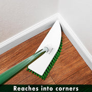 No Knees Floor Scrub Brush with Steel Handle