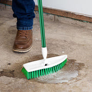 No Knees Floor Scrub Brush with Steel Handle