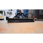 13.5 in. High Power Extra-Large Heavy-Duty Floor Scrub Brush with Swiveling Head and Steel Handle
