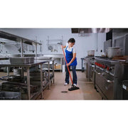 13.5 in. High Power Extra-Large Heavy-Duty Floor Scrub Brush with Swiveling Head and Steel Handle