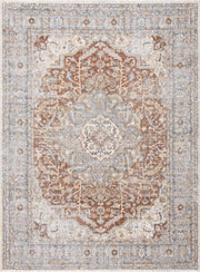 Emke Flat Pile Washable Rug