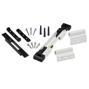 Black/White Double Bolt Sliding Door Lock