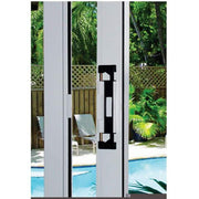 Black/White Double Bolt Sliding Door Lock